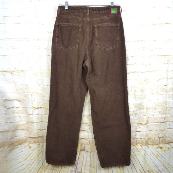Empyre Pants Womens 11 Brown 32x29.5 Corduroy Loose Baggy Tori Carafe Skate Y2K - Picture 2 of 14